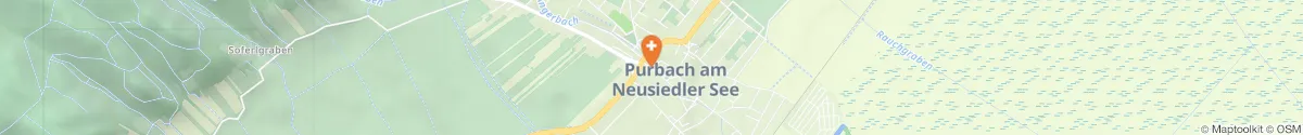 Kartendarstellung des Standorts für Schutzengel-Apotheke in 7083 Purbach